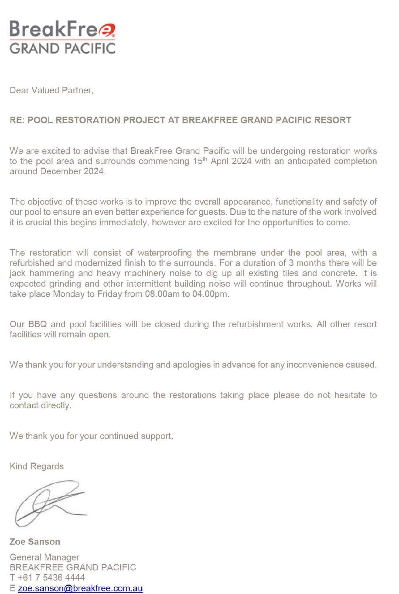 Breakfree Grand Pacific Caloundra Exterior foto